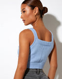 Image of Birra Crop Top in Baby Blue