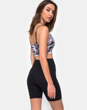 Bliss Crop Top in Cherub Mesh