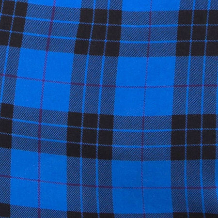 Boco Mini Dress in Tartan Blue