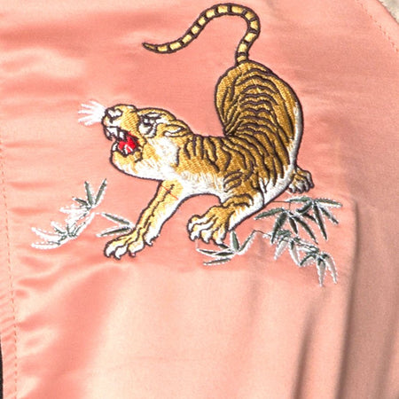 Yaw Bomber Yellow Tiger Embroidery