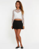 image of Bonca Long Sleeve Top in Lace Ivory