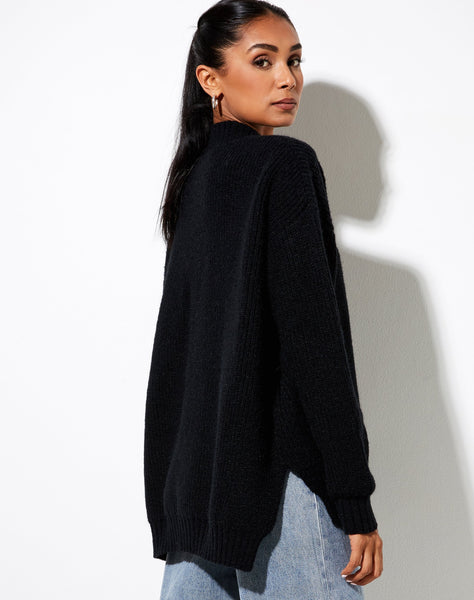 Image of Bondy Jumper in Knit Black