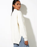 Bondy Jumper in Knit Ivory