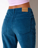 Image of Bootleg Jeans in Cord Blue