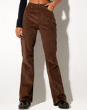 Image of Bootleg Jeans in Cord Rich Brown