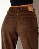 Image of Bootleg Jeans in Cord Rich Brown