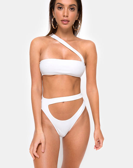 Shella Bikini Top in Ivory