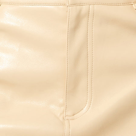 Braima Mini Skirt in Pu Butter