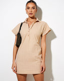 Image of Brielli Mini Dress in Pencil Stripe