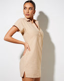 Image of Brielli Mini Dress in Pencil Stripe