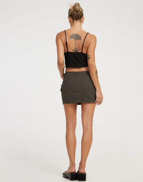 image of Camity Crop Top in Black