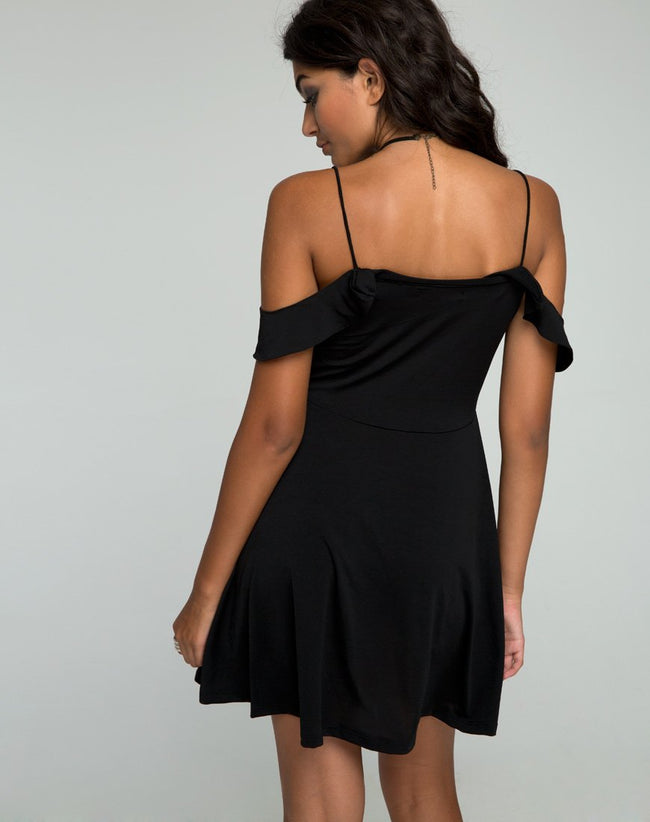 Cannes Skater Dress in Black