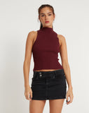 Image of Capricia Crop Top in Marron