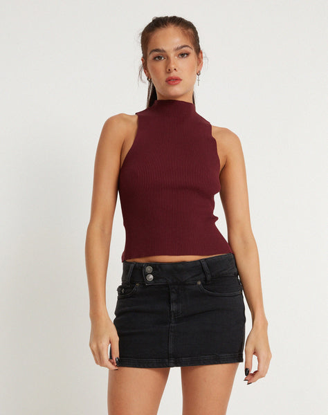 Image of Capricia Crop Top in Marron