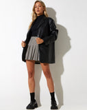 image of Carga Mini Skirt in Brown Black and White