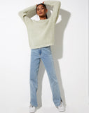 Image of Caribou Jumper in Chunky Knit Mint