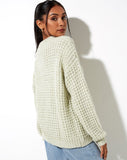 Image of Caribou Jumper in Chunky Knit Mint