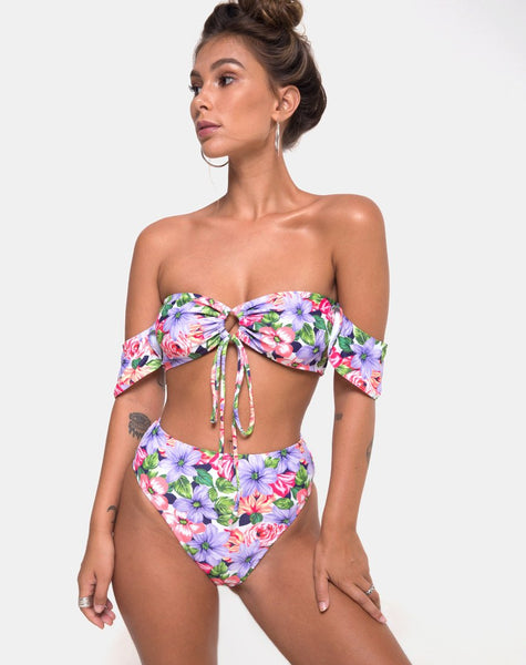 Carmella Bikini Bottom in Spring Fling