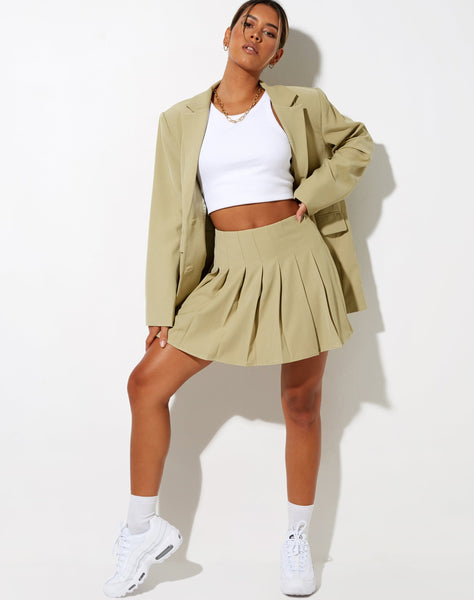 Image of Casta Mini Skirt in Green