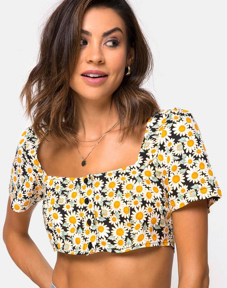 Cavazza Crop Top in Soheila Floral