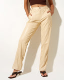 Image of Centa Trouser in PU Butter