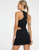 image of Charlene Bodycon Dress in Black