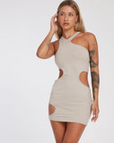 image of Charlene Mini Dress in Coconut Milk