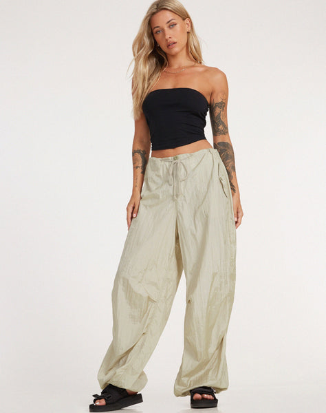 Image of Chute Trouser in Parachute Almond Milk