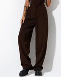 IMAGE OF Cimo Trouser in Tailoring Dark Chocolate