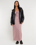 image of Clovita Maxi Dress in Spring Rose Dusty Pink