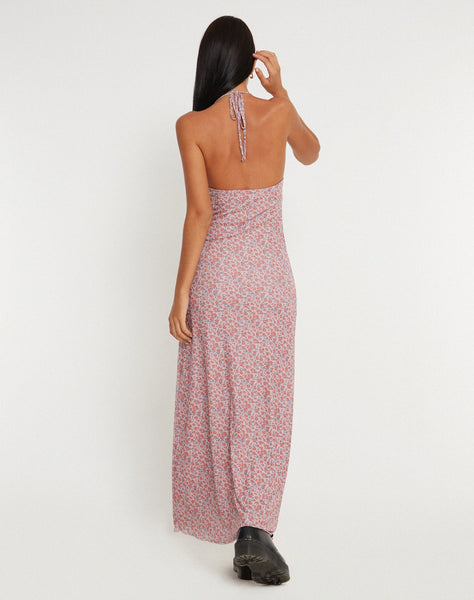 image of Clovita Maxi Dress in Spring Rose Dusty Pink