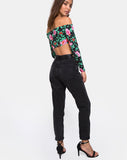 Coga Crop Top in Flower Fling