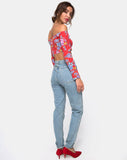 Coga Crop Top in Vintage Fleur