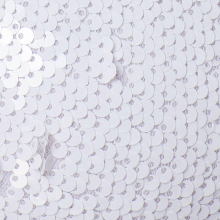Cogi Top in Matte Fishcale Sequin White
