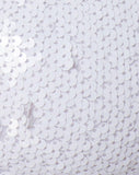 Cogi Top in Matte Fishcale Sequin White