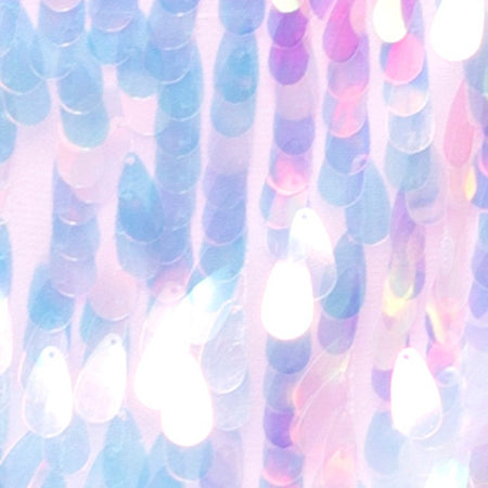 Colete Slip Dress in Opal Unicorn Sequin Pink