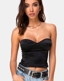 Corala Corset Top in Black