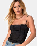 Image of Cosey Top in Satin Black