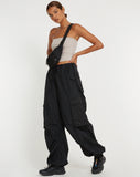 image of Cuties Wide Leg Cargo Trouser in Black