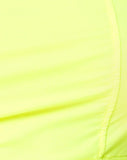 Cycle Short in Neon Yellow