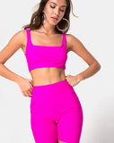 Cycle Short in Neon Pink