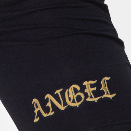 Cycle Short Black No Angel Embroidery