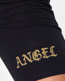 Cycle Short Black No Angel Embroidery