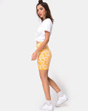 Cycle Short in Sunkissed Floral Yellow