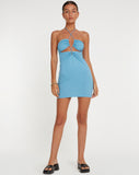 image of Cyra Bodycon Dress in Marine Blue