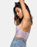 Cyrilla Bralet in Daisy Lace Lilac