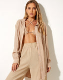 Image of Obeli Trouser in Crinkle Tan