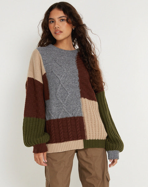 image of Danar Jumper in Patchwork