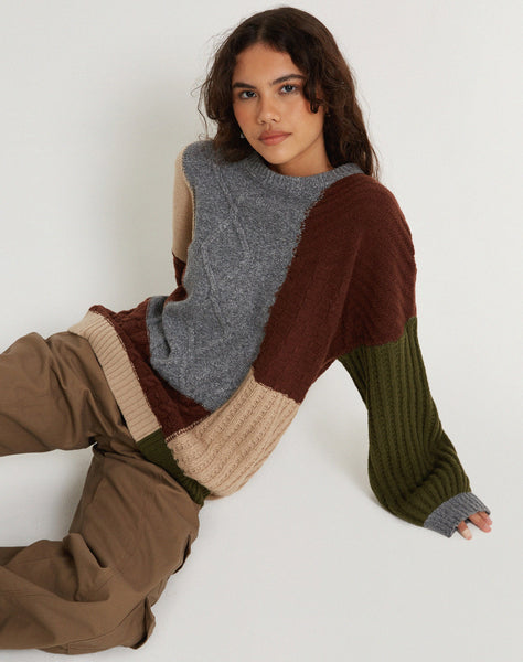 image of Danar Jumper in Patchwork