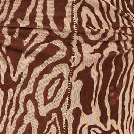 Sesaot Flare Trouser in Animal Ripple Flock